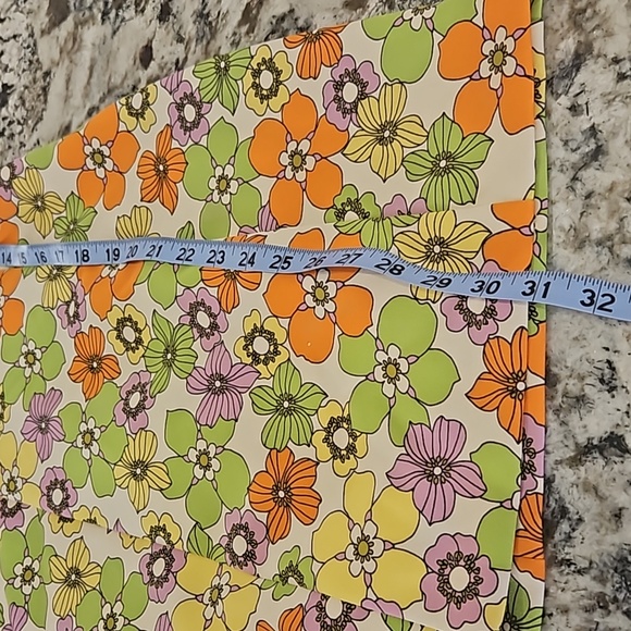 Zara Floral Mini Dress - Green, Orange, Purple - Picture 8 of 8